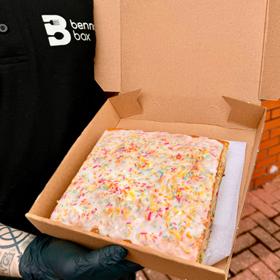 Protein Birthday Cake Tray