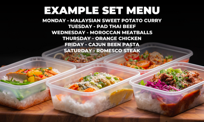 Bennobox Healthy meal prep delivered across Liverpool ready meals example menu