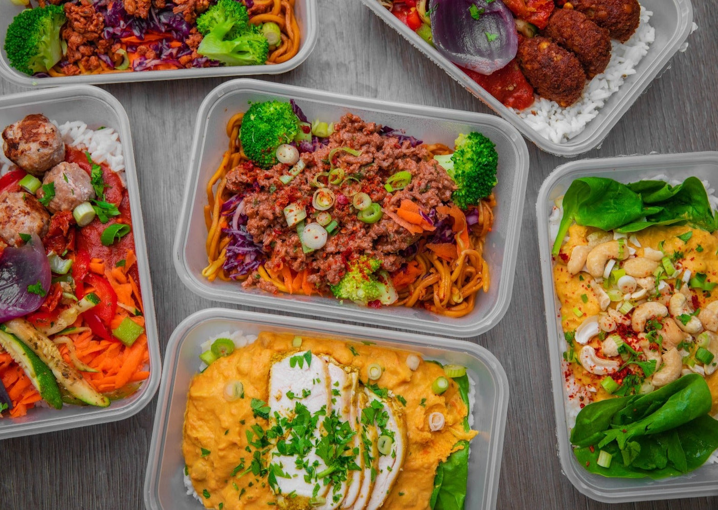 Bennobox Healthy meal prep delivered across Liverpool ready meals top view